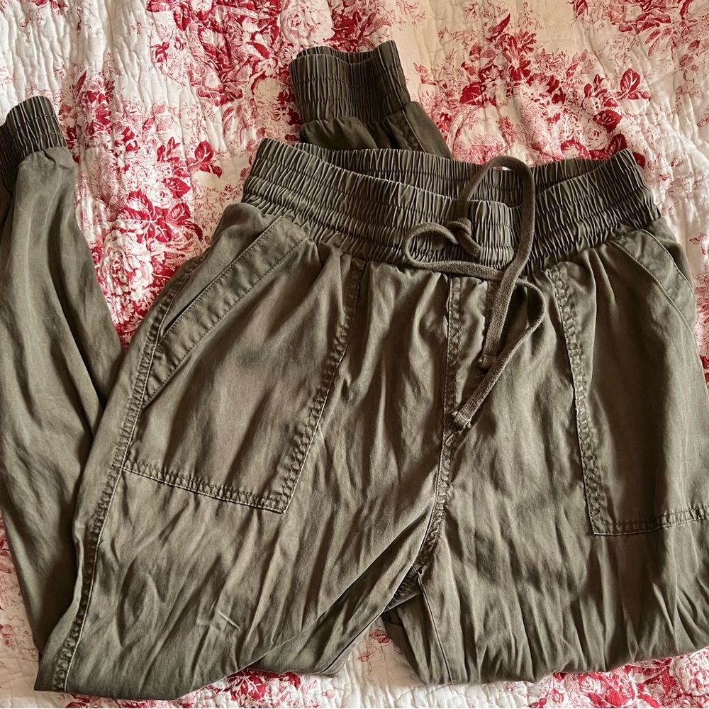 A New Day Olive Green Drawstring Jogger Pant
